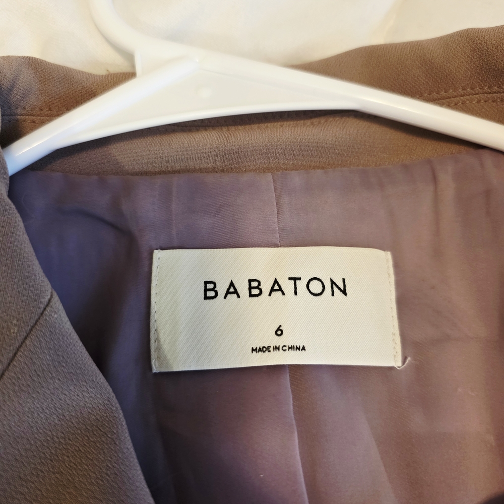 Babaton Mauve Double-Breasted Blazer - Picture 4 of 6